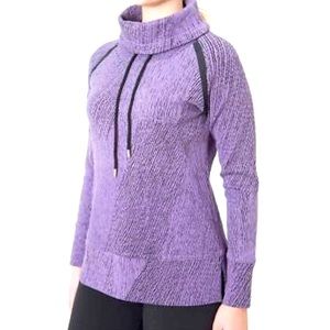 Jacquard Cowlneck Sweatshirt